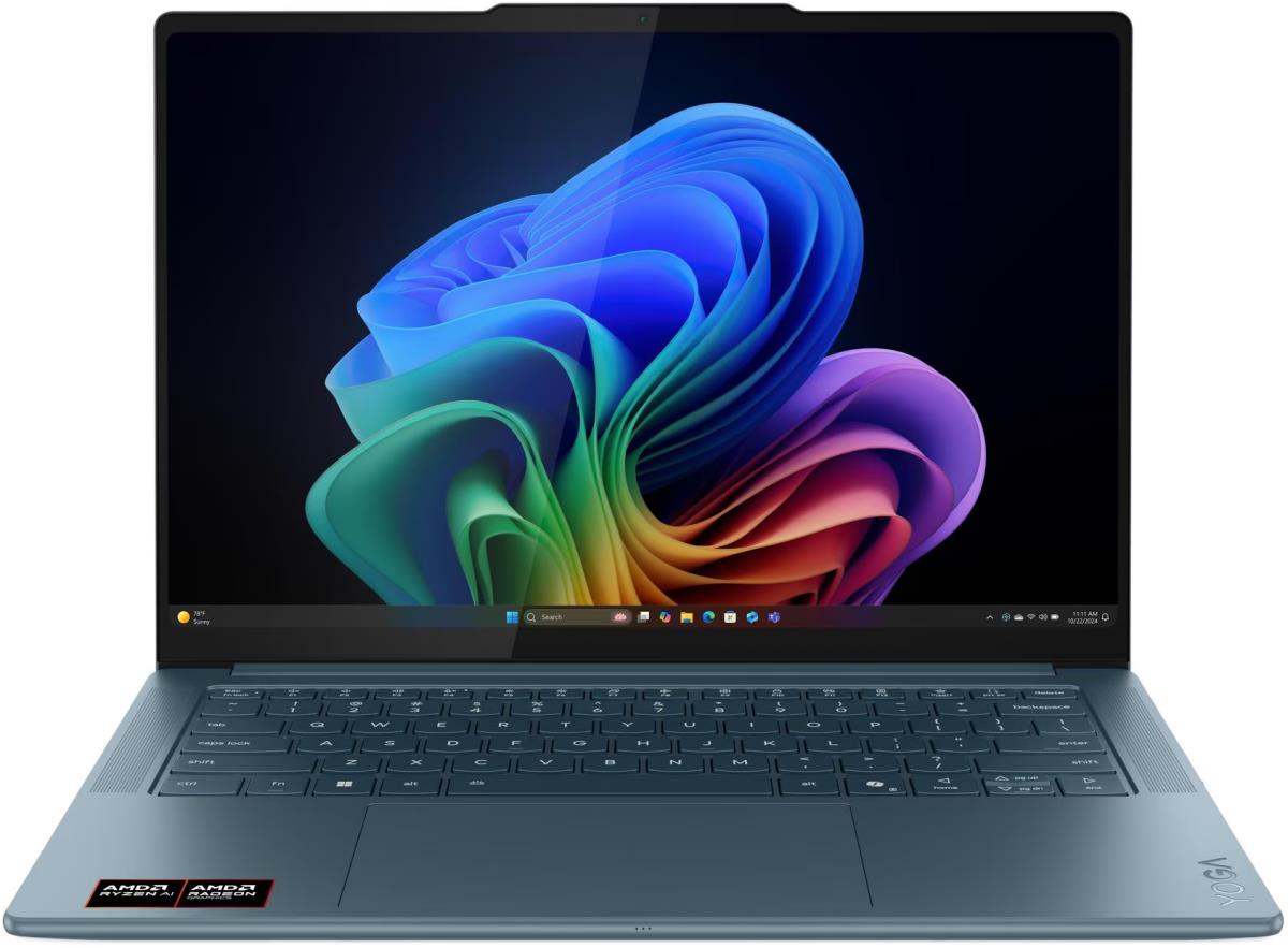Изображение Ноутбук Lenovo Yoga Pro 7 14AKP10 (AMD 350 2000 МГц/ SSD 1024 ГБ  /RAM 32 ГБ/ 14.5" 2944х1840/VGA встроенная/ Windows 11 Pro) (83KG0013RK_Win11P)