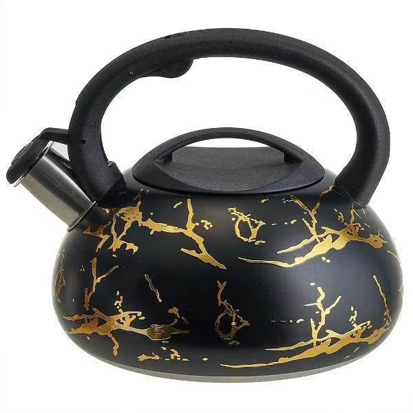 Изображение Чайник Alpenkok AK-538  (3, л л /золотистый, черный)