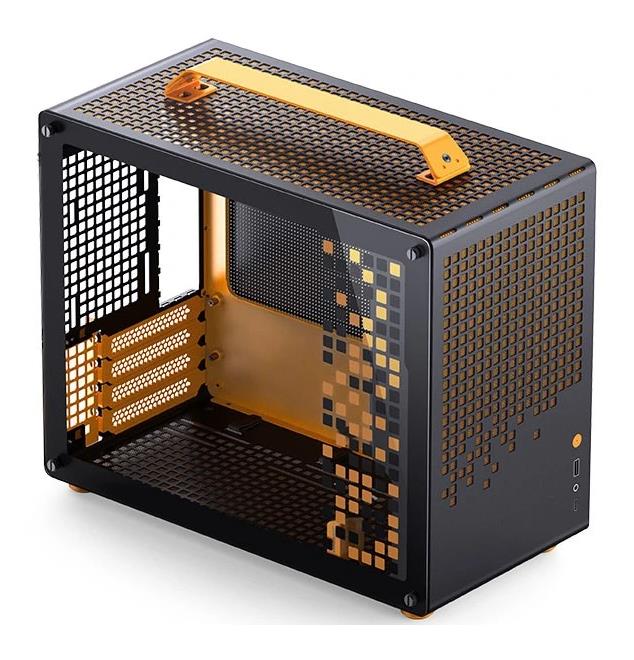 Изображение Корпус Jonsbo Jonsplus Z20 Orange/Black (mATX, Mini-ITX, черный, без БП)/(Z20 Orange/Black)