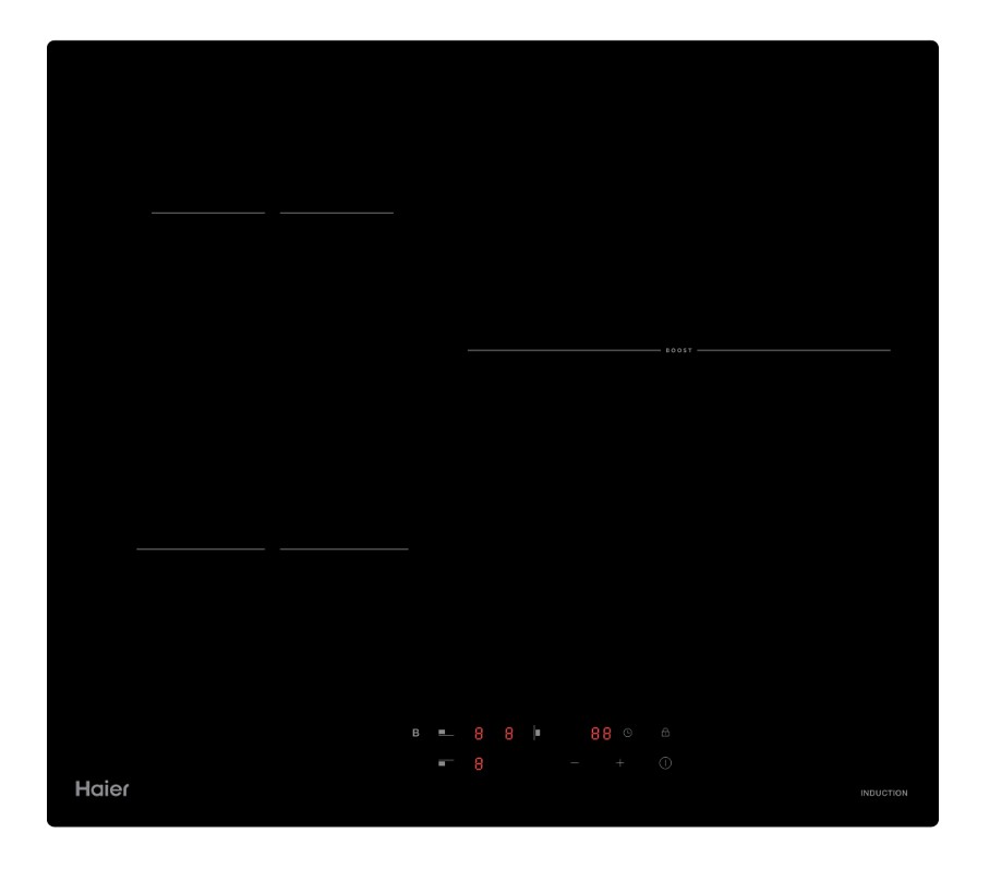 Изображение Варочная панель Haier HHK-Y63WTB (черный)