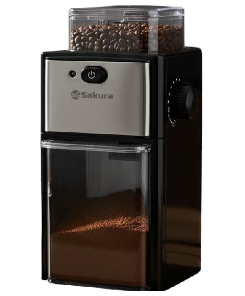 Изображение Кофемолка Sakura SA-6180BK (100 г/200 Вт /черный)