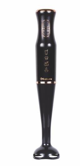 Изображение Блендер Sakura SA-6262BK (погружной/600 Вт/черный)