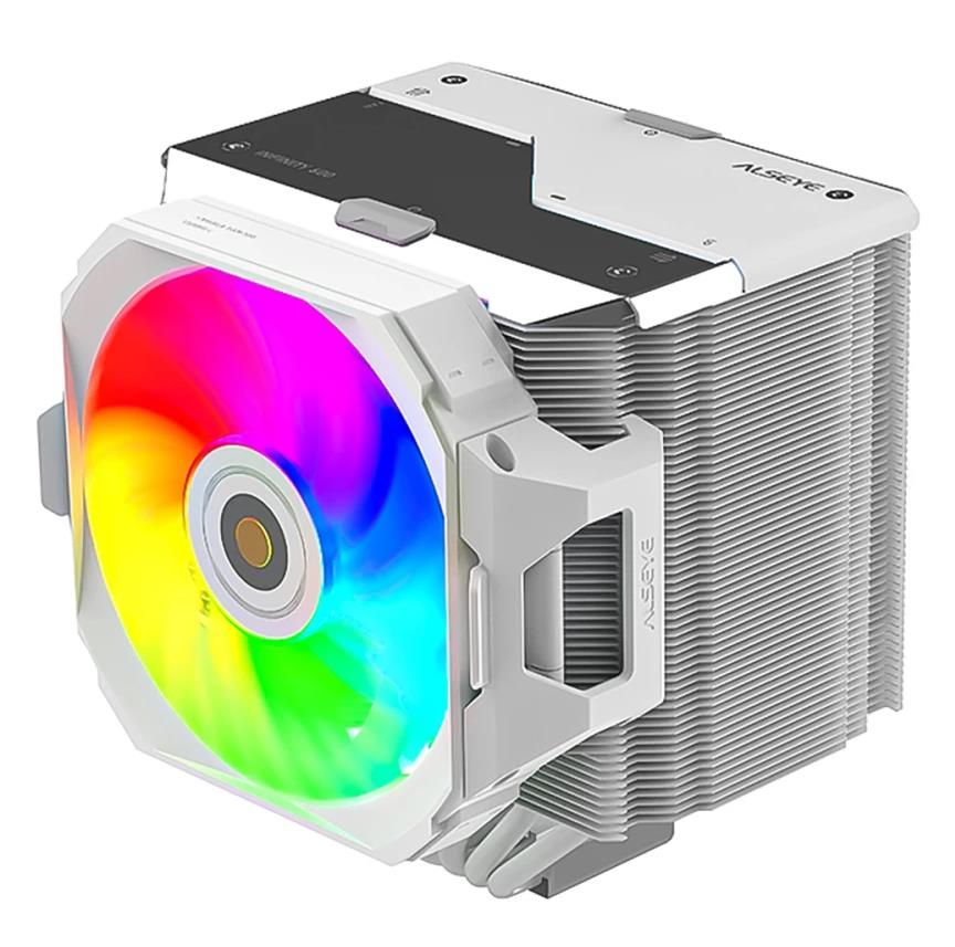 Изображение Кулер для процессора Alseye i600-W White (LGA2066, LGA2011/2011-3 (Square ILM), AM4, LGA1150/1151/1155/S1156, LGA 1200, LGA 1700, AM5, LGA1851)1 шт