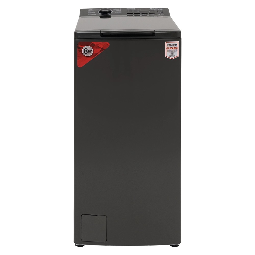Изображение Стиральная машина Kraft TCH-UMD8305G, серый (вертикальная, 8 кг, 1300 об/мин )