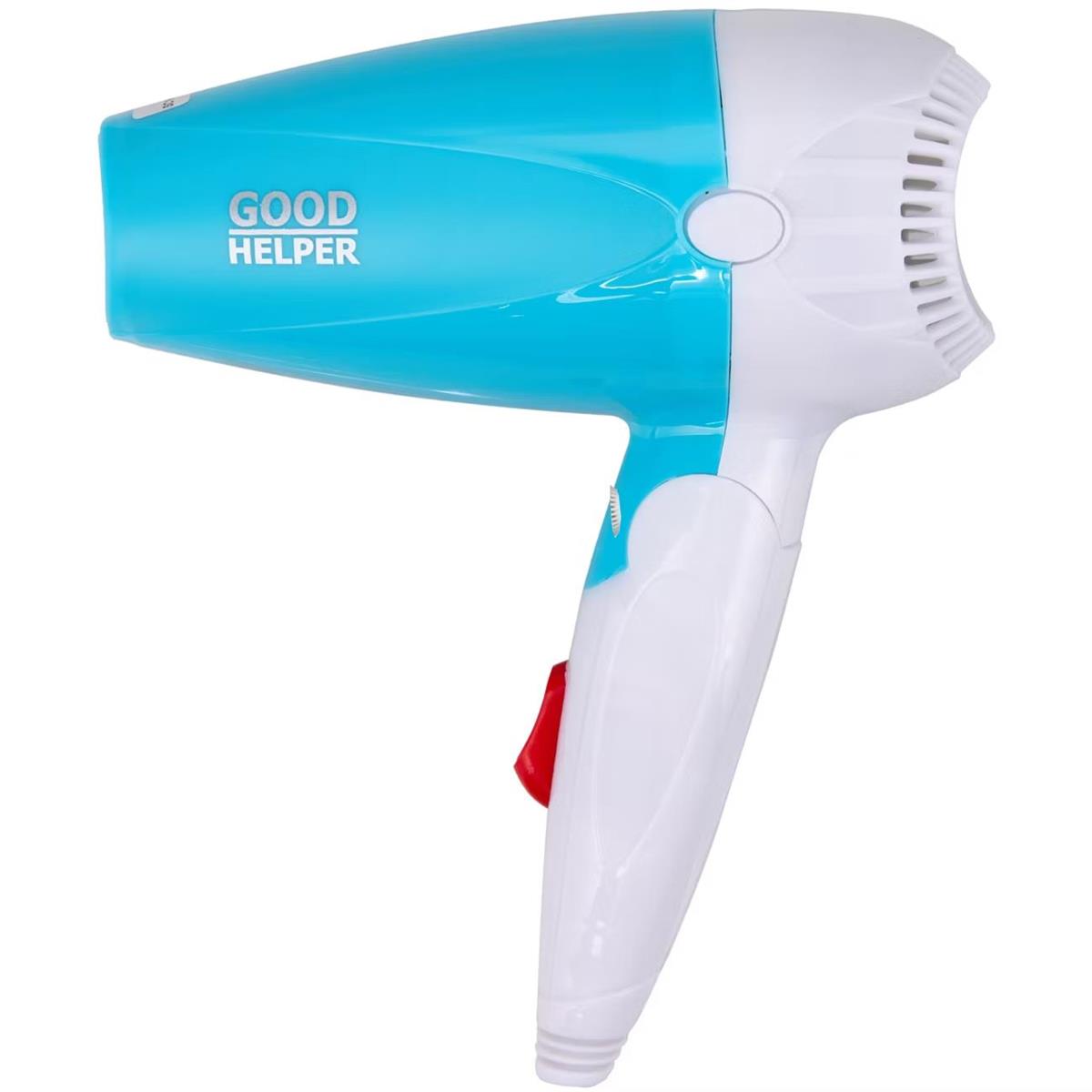 Изображение Компактный фен Goodhelper HD-F083 blue (800 Вт /голубой, белый)