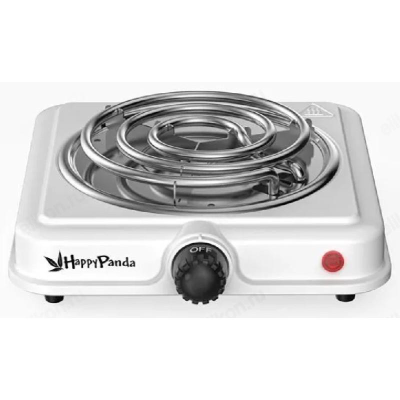 Изображение Плита настольная HAPPY PANDA HP-02W 1000Вт 132мм 1конф/спир (электрическая, эмалированная сталь, белый)