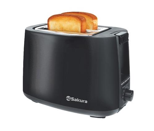 Изображение Тостер Sakura SA-7612BK Elegant 750Вт  (750 Вт  черный)