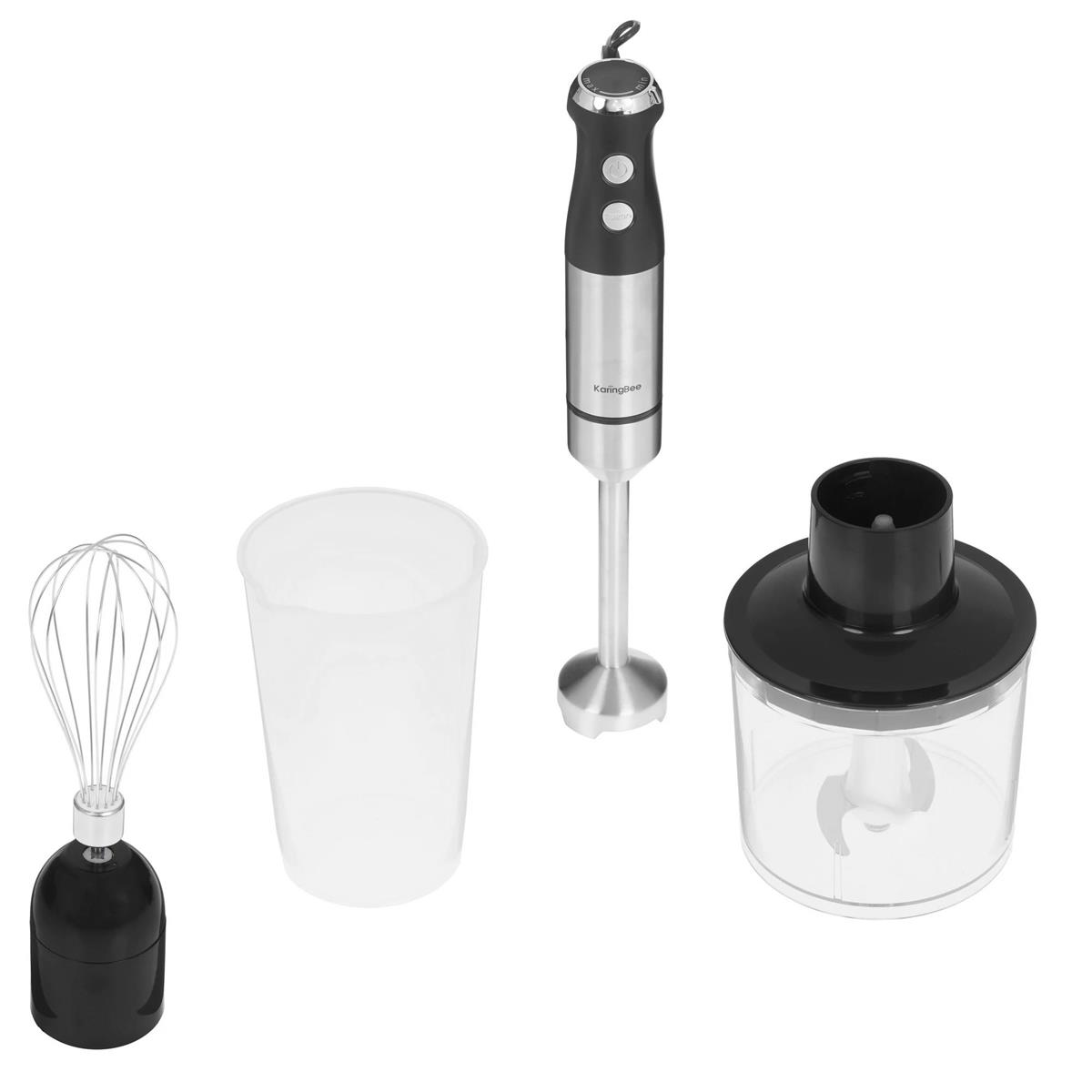 Изображение Блендер KaringBee FY-807 (погружной/1000 Вт/серебристый, черный)
