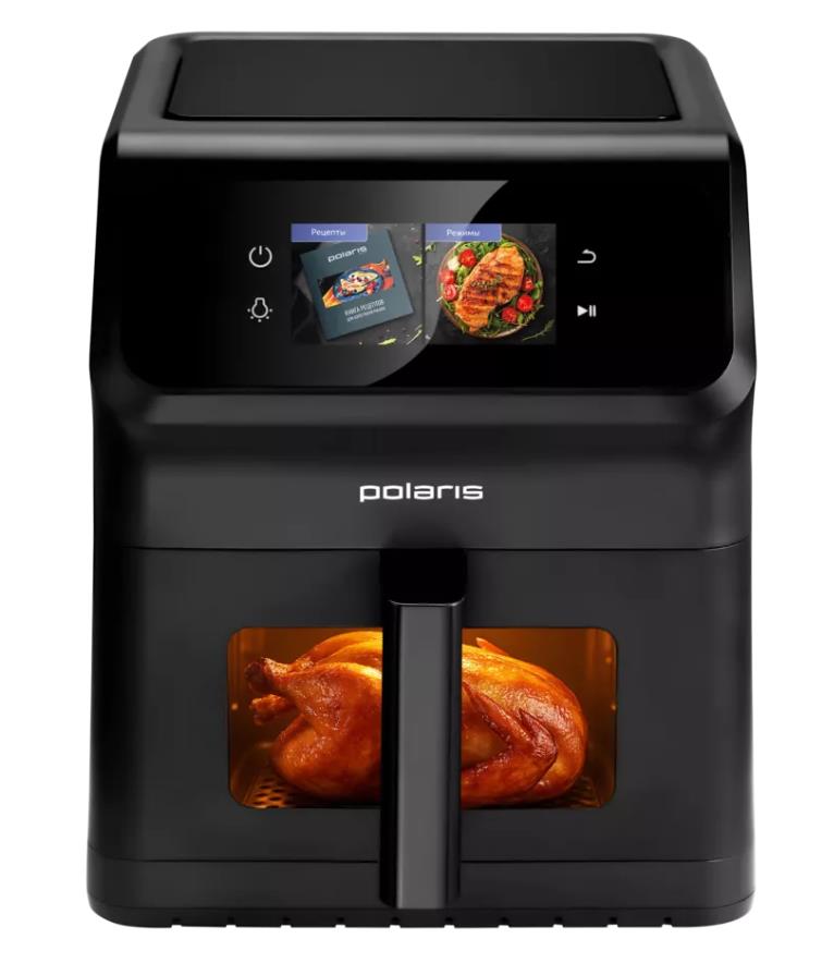 Изображение Аэрогриль Polaris PAF 9007WS черный (1900 Вт /6,5 л )