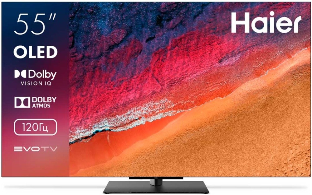 Изображение Телевизор Haier 55 OLED S9 PRO 55" HDR, 4K Ultra HD Smart TV черный