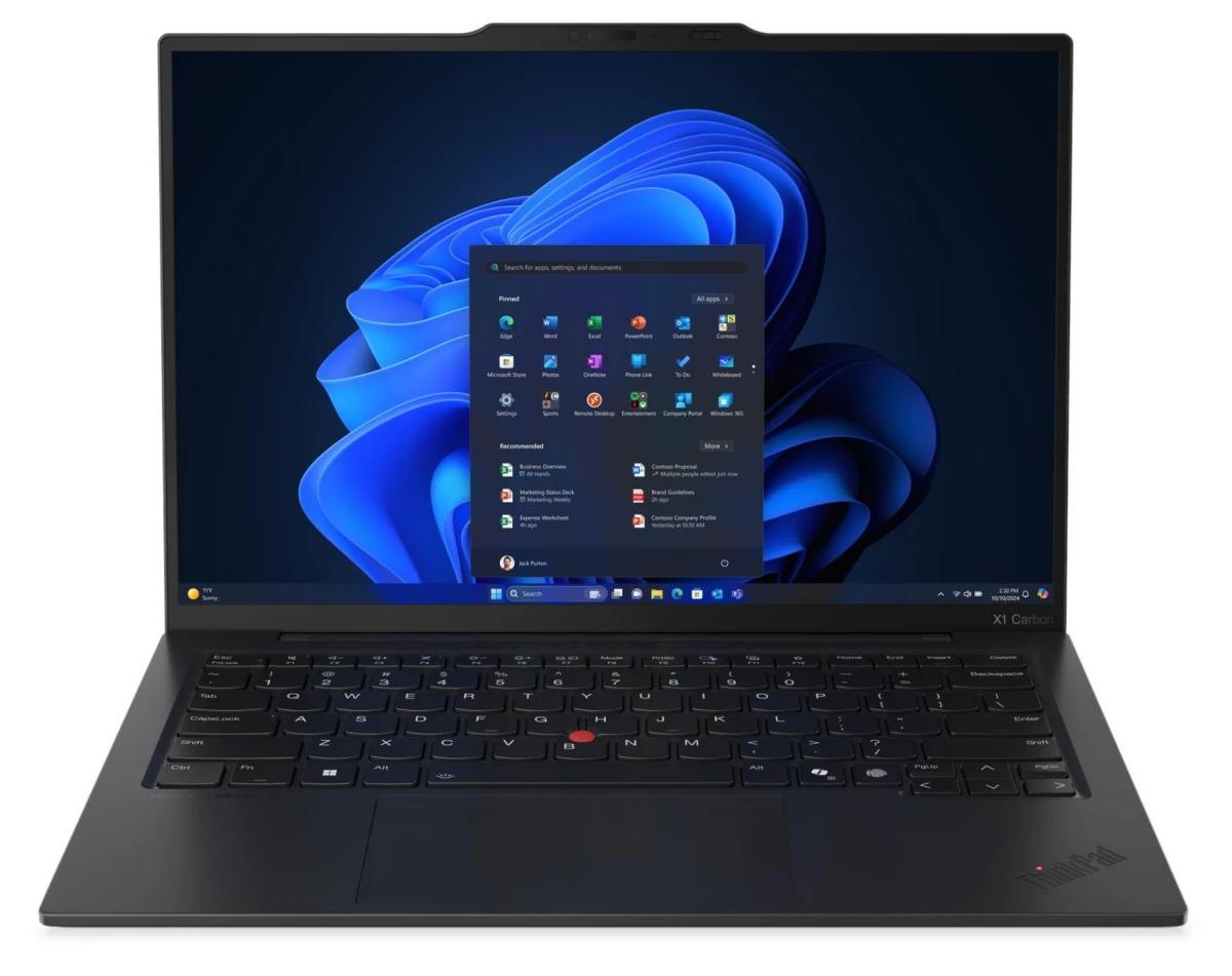Изображение Ноутбук Lenovo ThinkPad X1 Carbon Gen 13 Aura Edition (Intel 258V 2200 МГц/ SSD 512 ГБ  /RAM 32 ГБ/ 14" 2880x1800/VGA встроенная/ Windows 11 Pro) (21NS004LFW)