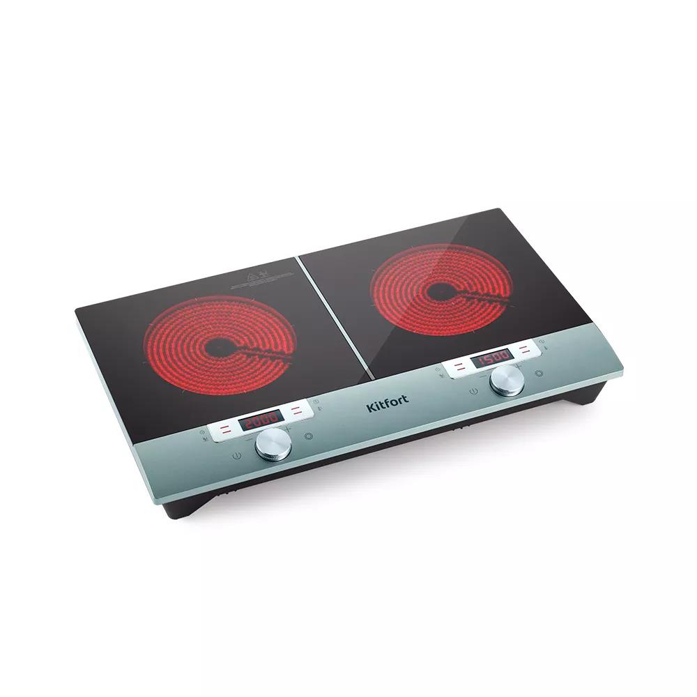 Изображение Плита настольная Kitfort КТ-155 (инфракрасная, , )