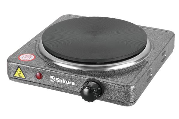 Изображение Плита настольная Sakura ПЭ-09 1500Вт 185мм 1конф/диск графит (электрическая, эмалированная сталь, графит)
