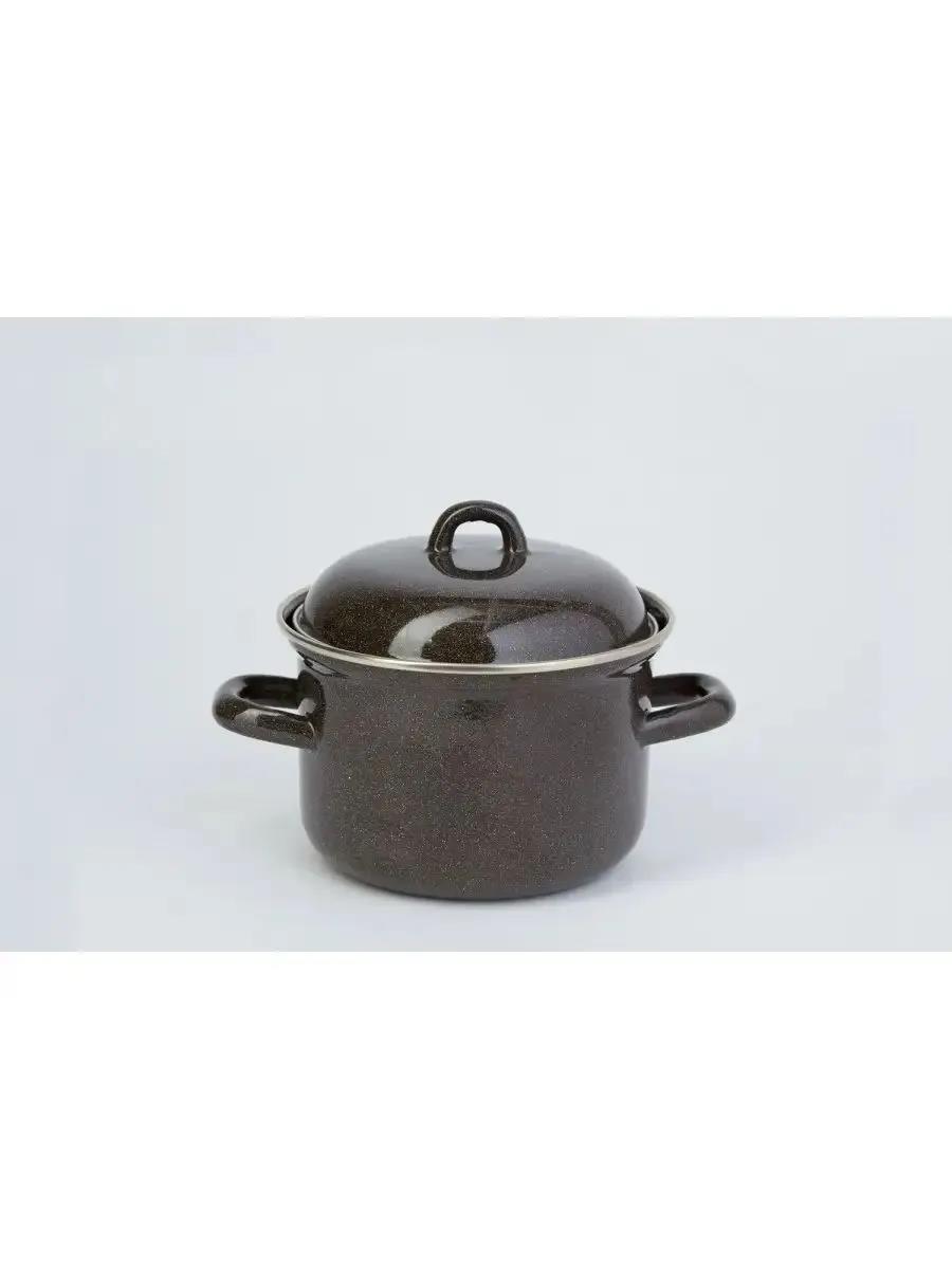 Изображение Кастрюля ЛЫСЬВА 1608А/РкЭ эмал 1,5л без рис (1,5 л )