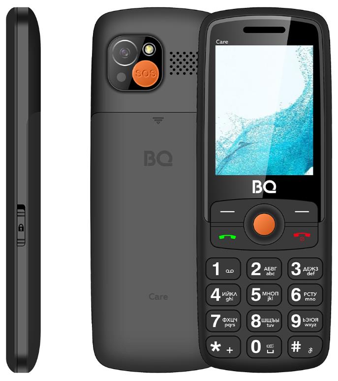 Изображение Мобильный телефон BQ 2459 Care,черный