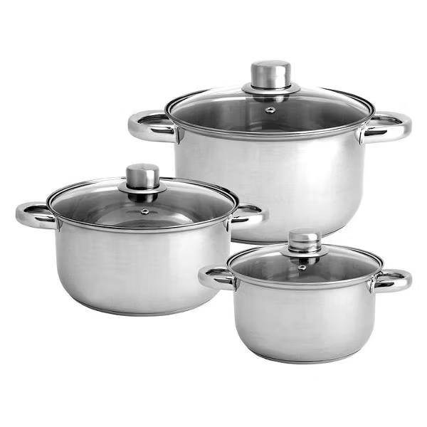 Изображение Набор посуды Webber BE-632/6 (2,6л,3,5л,4,2л)  4,2 л