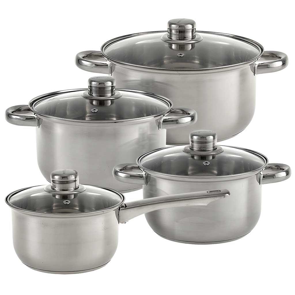 Изображение Набор посуды Webber BE-652/8 (1,9л,2,6л,3,5л,4,2л)  4,2 л