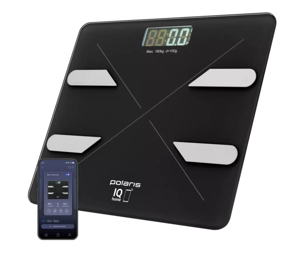 Изображение Весы Polaris PWS 1898 IQ Home макс.180кг ,черный