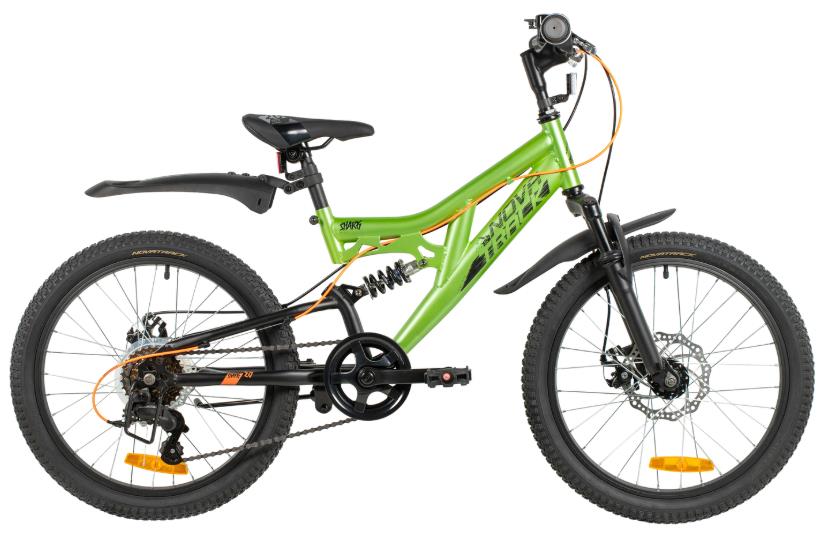 Изображение Велосипед Novatrack Shark Disc 20 (178712) (зеленый/20 "/)-2026 года 20SS6D.SHARK.GN6