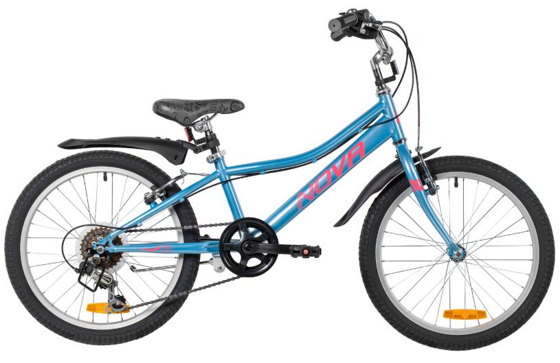 Изображение Велосипед Novatrack Alice 20 (178703) (голубой/20 "/)-2026 года 20SH6V.ALICE.BL6