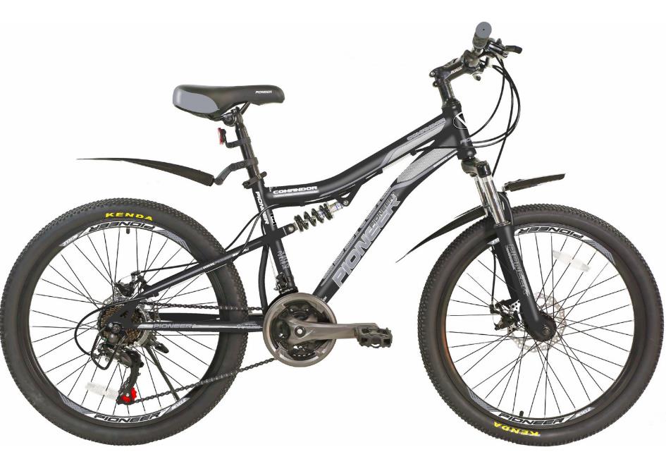 Изображение Велосипед Pioneer Comandor 24 (белый, серый, черный/24 "/14.0 ")-2021 года