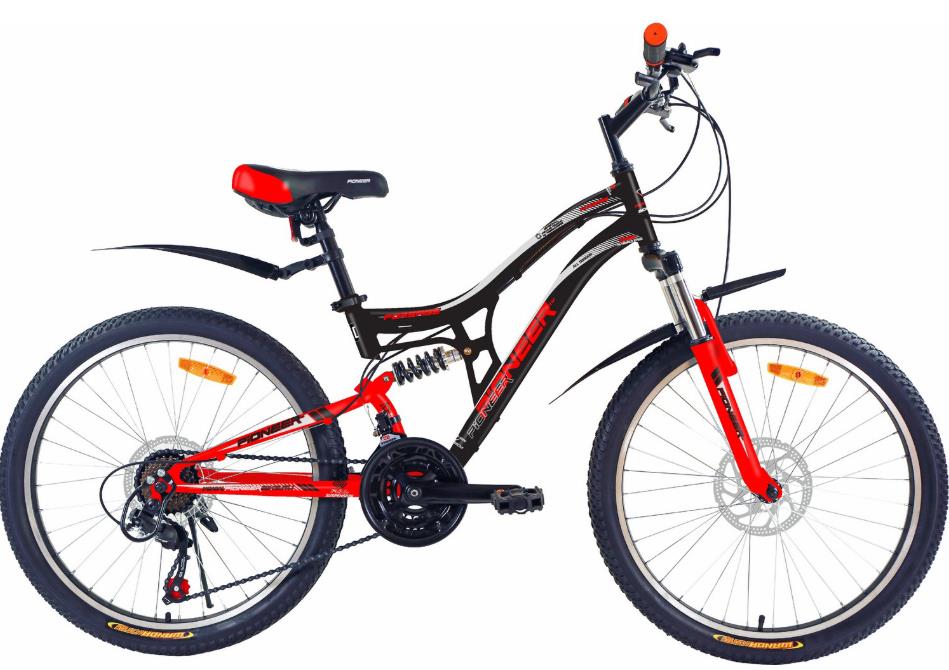 Изображение Велосипед Pioneer Forsage 24 (красный, серый, черный/24 "/14.0 ")-2020 года