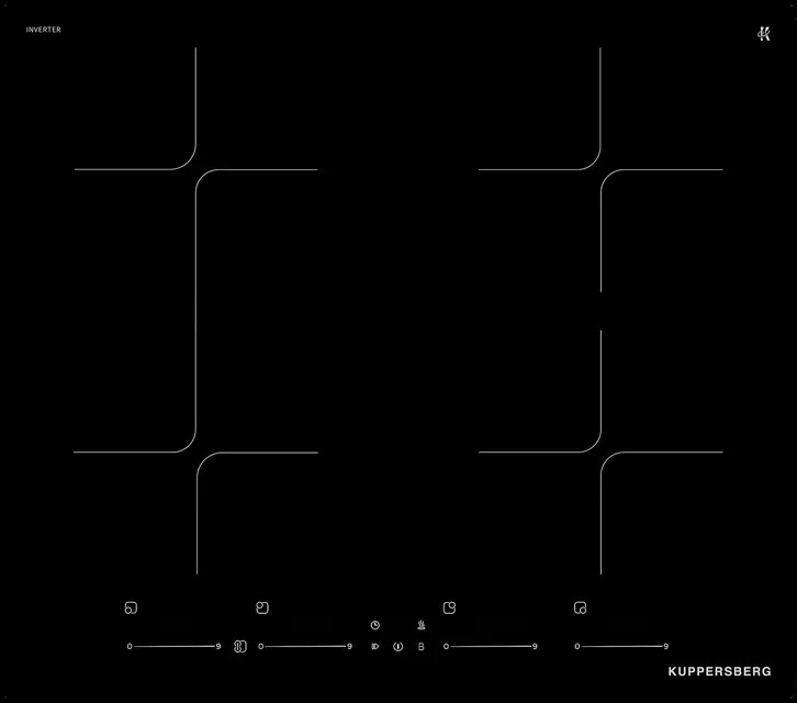 Изображение Варочная панель Kuppersberg ICI 614 (черный)