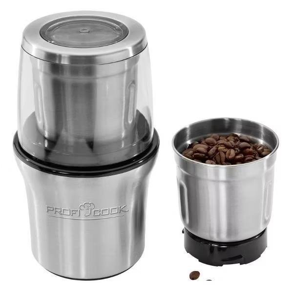 Изображение Кофемолка PROFI COOK PC-KSW 1021 (85 г/200 Вт /серебристый)
