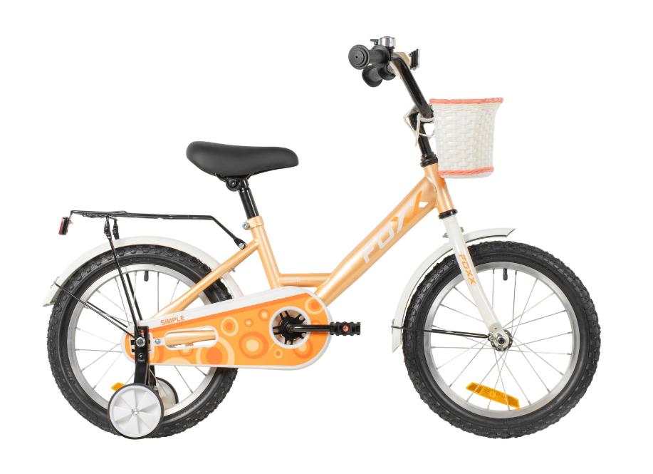 Изображение Велосипед Foxx Simple 14 (179467) (персиковый/14 "/)-2026 года 144SIMPLE.YE6