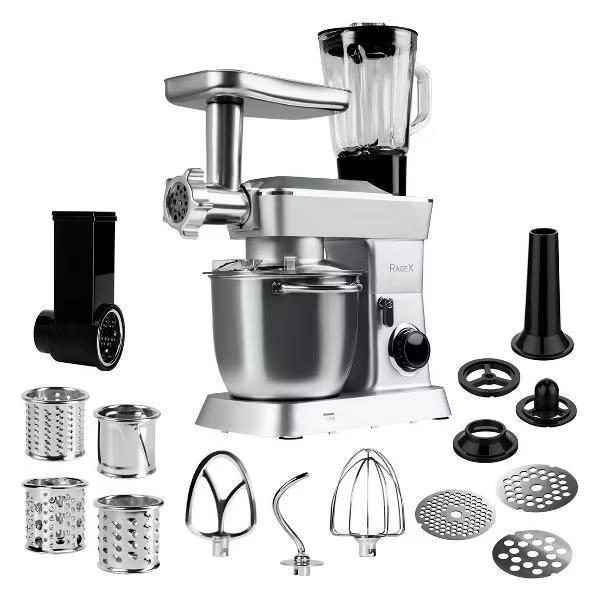 Изображение Кухонный комбайн RageX R112-900  (4,5 л /1300 Вт /серебристый)