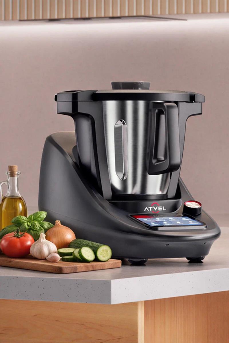 Изображение Кухонный комбайн Atvel KitchenBot M5 43205 (3,2 л /1700 Вт /черный, серебристый)