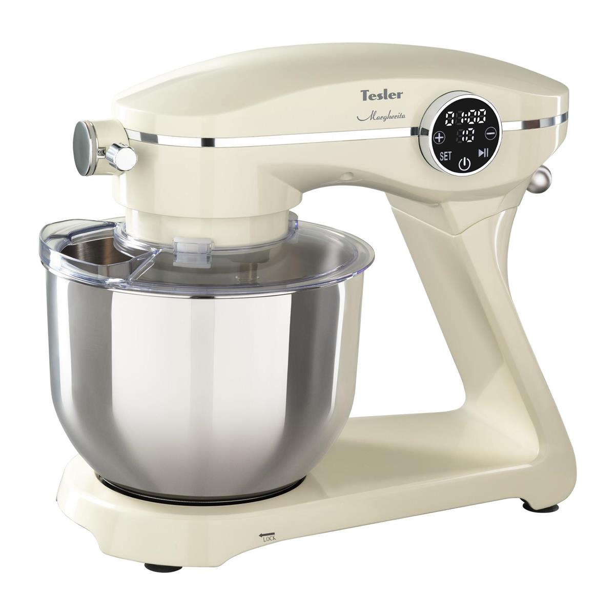 Изображение Миксер Tesler KM-1860 BEIGE (1800 Вт /бежевый)