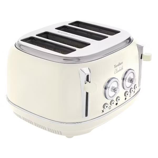 Изображение Тостер Tesler TT-445 BEIGE (1500 Вт  бежевый)