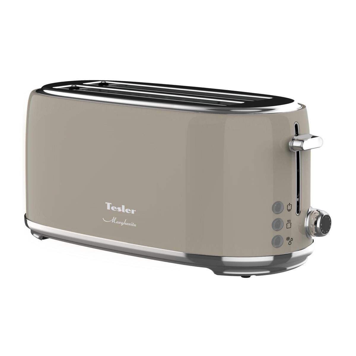 Изображение Тостер Tesler TT-430 SAND GREY (1500 Вт  серый)