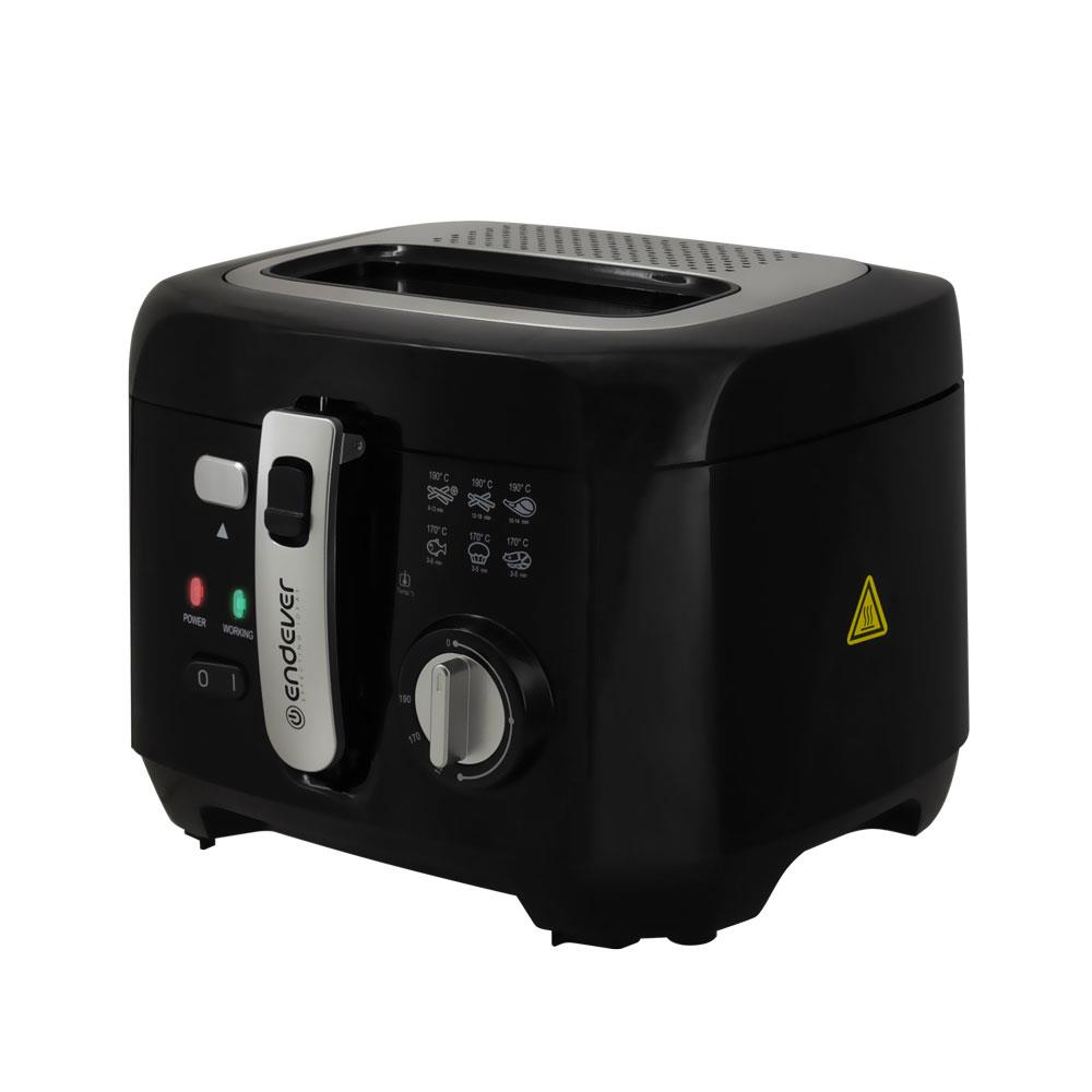 Изображение Фритюрница Endever Skyline FR-114 (2,5 л  2000 Вт  серебристый, черный)