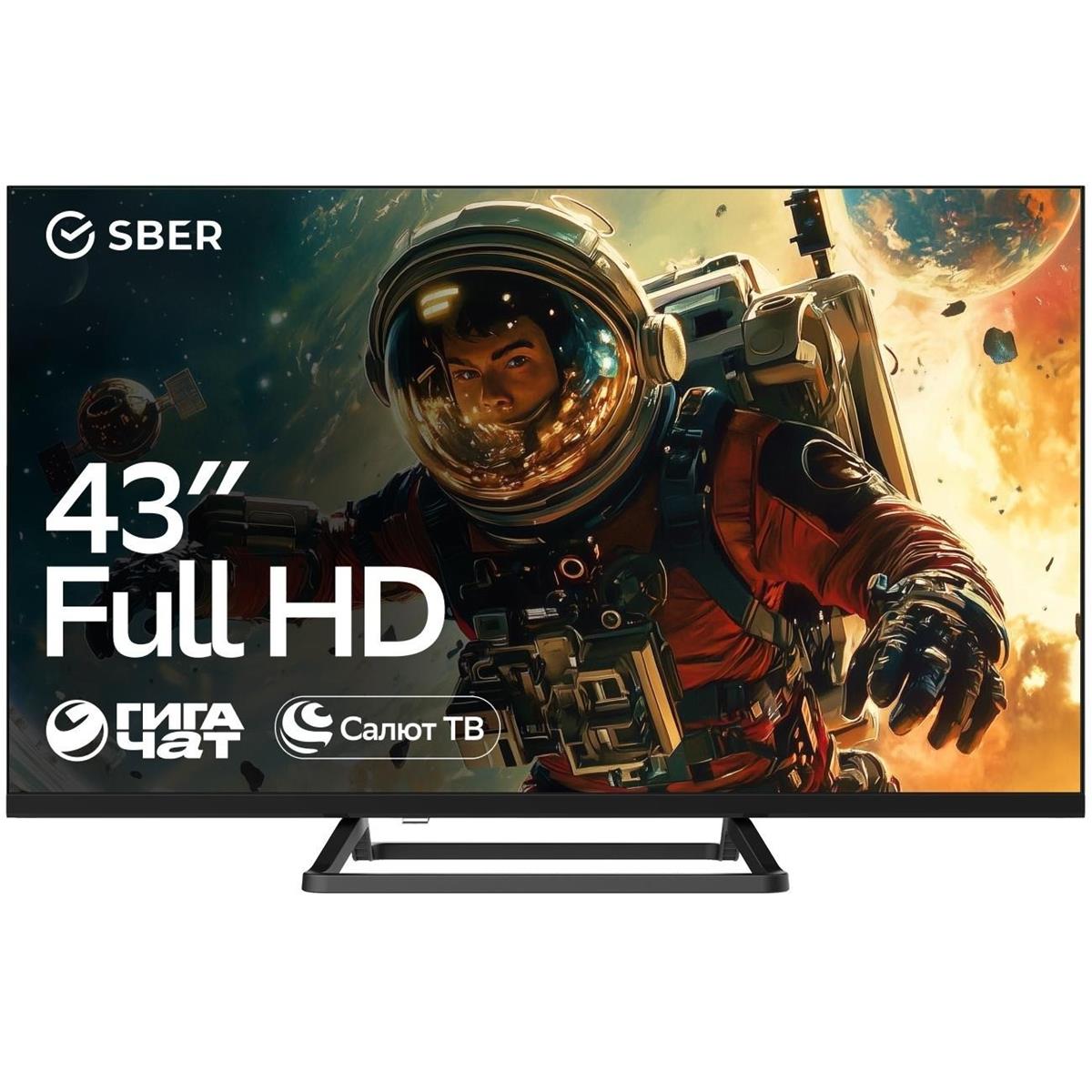 Изображение Телевизор Sber SDX-43F3114 43" 1080p Full HD Smart TV черный