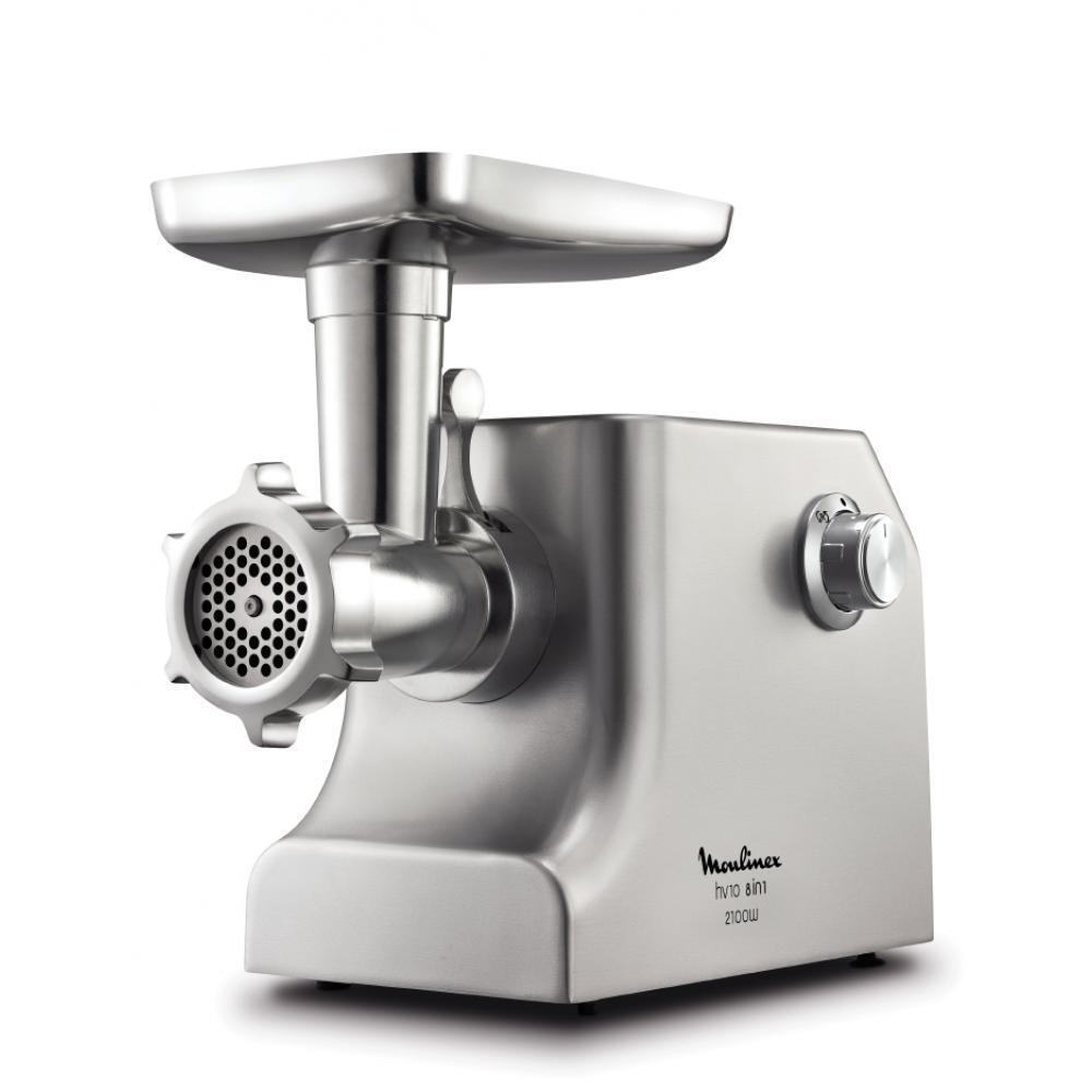 Изображение Мясорубка Moulinex ME858D32 (2100 Вт /5,5 кг/мин/серебристый)