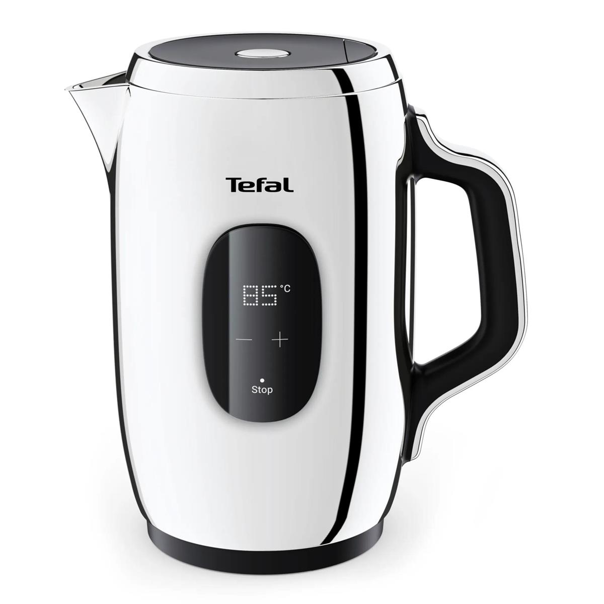Изображение Электрический чайник Tefal KI883D10 (2400 Вт/1,5 л /нержавеющая сталь/черный, серебристый)