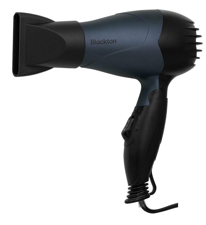 Изображение Компактный фен Blackton Bt HD1009C Gray-black (1000 Вт /)