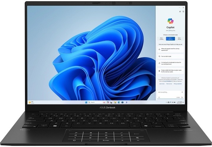 Изображение Ноутбук Asus ZenBook 14 UM3406KA-QD130 (AMD 340 2000 МГц/ SSD 512 ГБ  /RAM 16 ГБ/ 14" 1920x1200/VGA встроенная/ Windows 11 Pro) (90NB14U1-M007L0_Win11P)