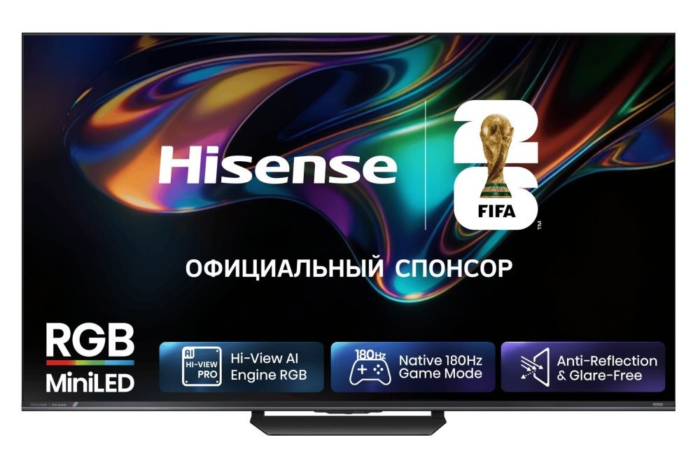 Изображение Телевизор Hisense 85UR8S 85" HDR, 4K Ultra HD Smart TV серый