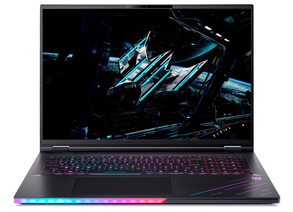 Изображение Ноутбук Acer Predator Helios 18 AI PH18-73-90A9 (Intel 275HX 2700 МГц/ SSD 1024 ГБ  /RAM 32 ГБ/ 18" 3840x2400/VGA дискретная/ Без ОС) (NH.QVXEM.003)