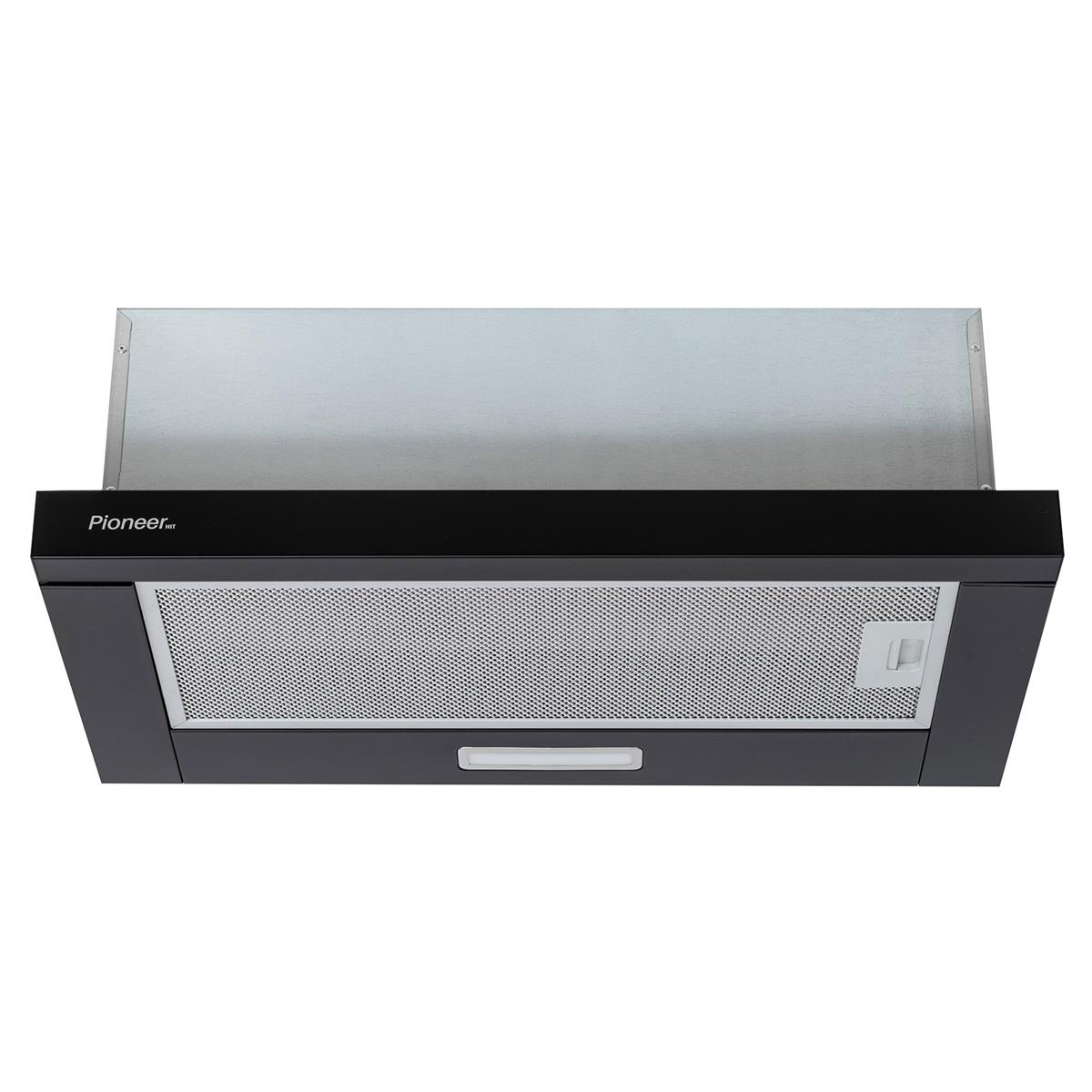 Изображение Встраиваемая вытяжка Pioneer HOB-6001TS_BL (черный, )