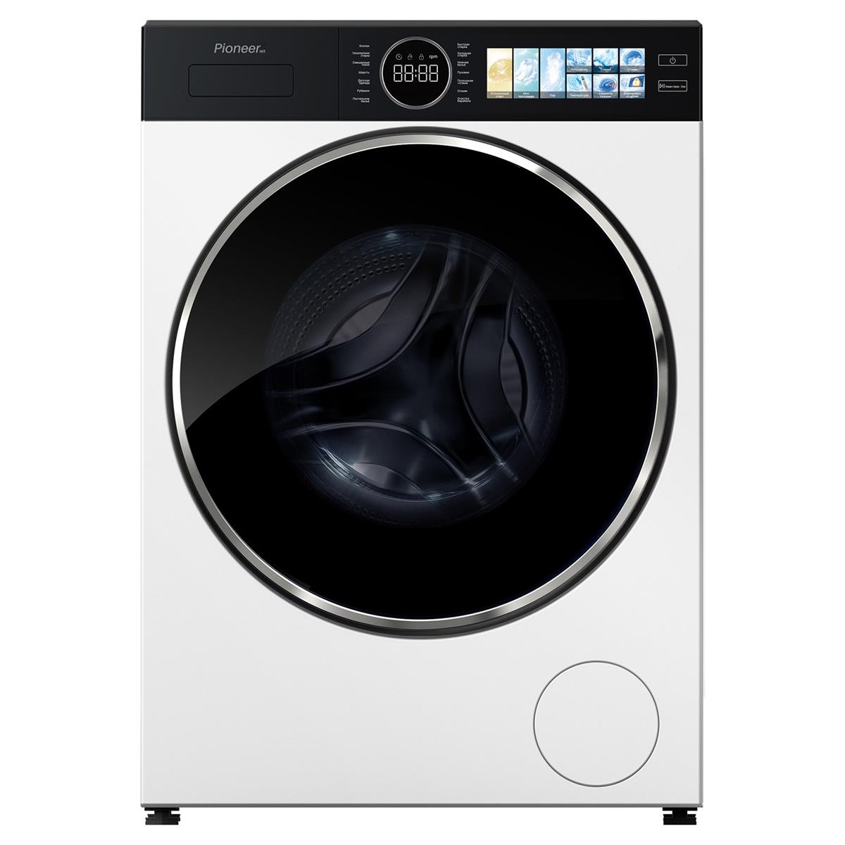 Изображение Стиральная машина Pioneer WM-248010WH, белый/черный (фронтальная, 8 кг, 1400 об/мин )
