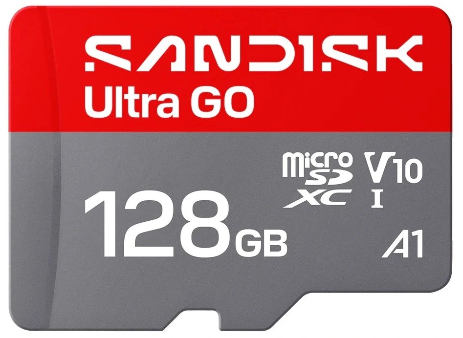 Изображение Карта памяти SanDisk MicroSDXC Ultra Go Class 10 128 Гб  SDSQUGN-128G-GN6MN