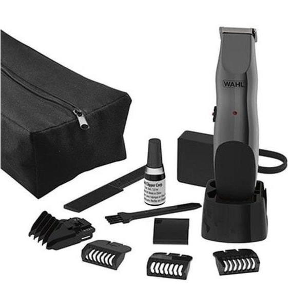 Изображение Триммер  Wahl Groomsman Rechargeable 9918-1416, серый, черный