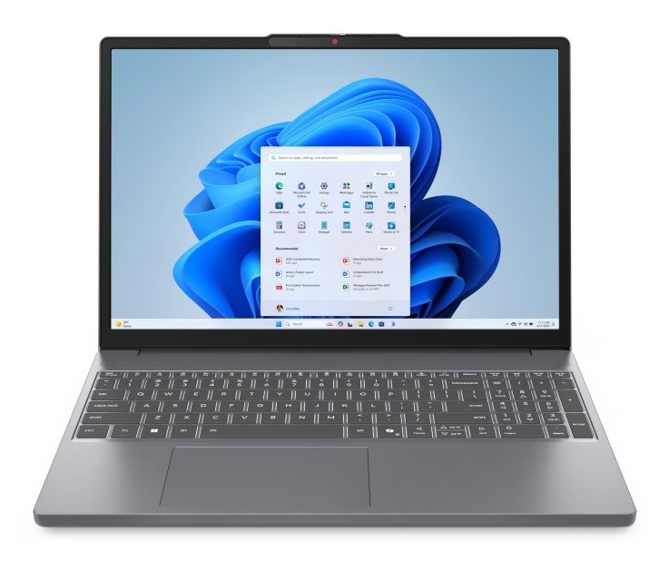 Изображение Ноутбук Lenovo IdeaPad Slim 3 15IRH10 (Intel 13420H 2100 МГц/ SSD 512 ГБ  /RAM 16 ГБ/ 15.3" 1920x1200/VGA встроенная/ Без ОС) (83K10164RK)