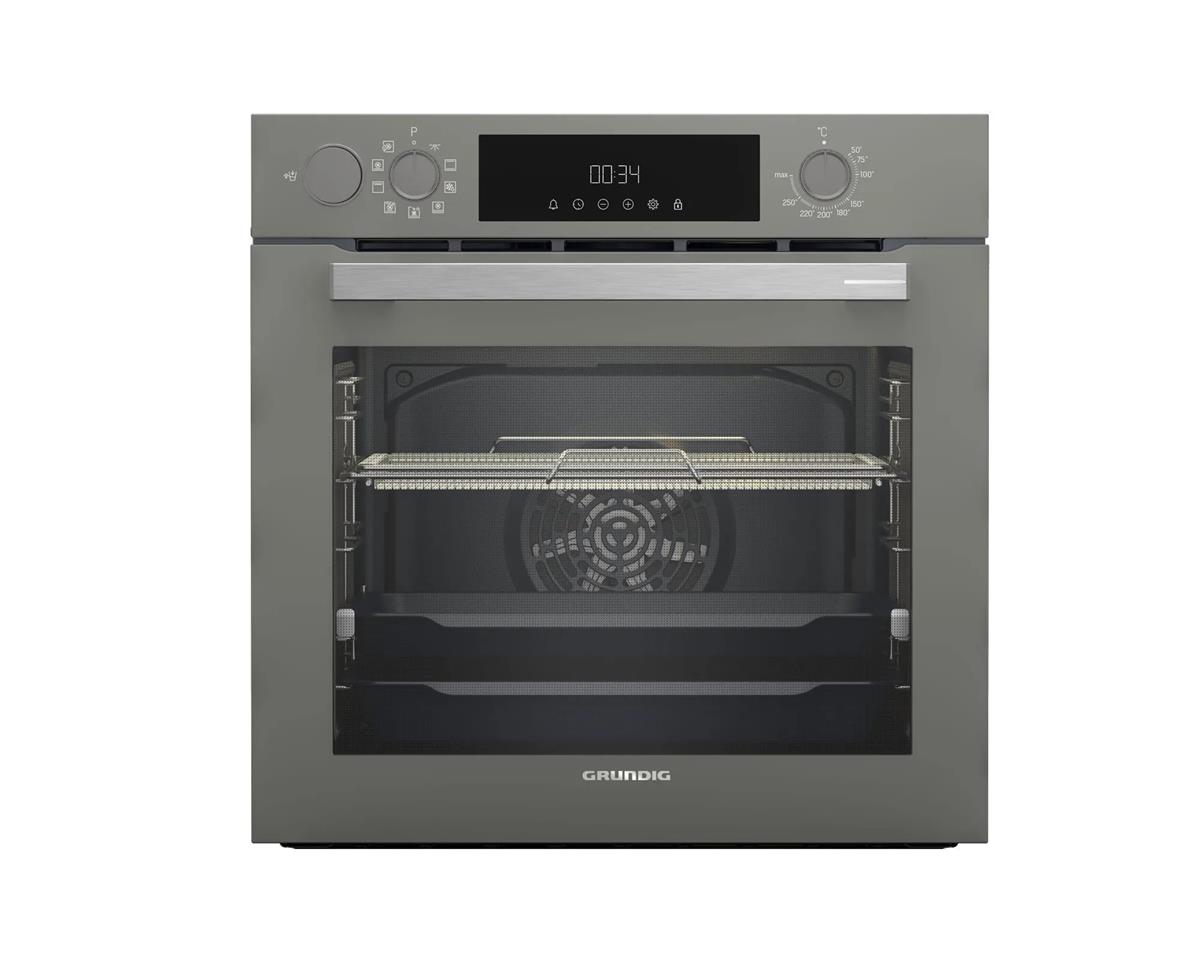 Изображение Духовой шкаф Grundig GEBM12300GSA (72 л , серый)
