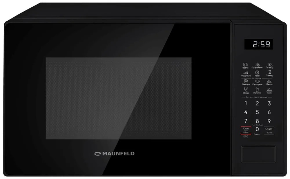 Изображение Микроволновая печь MAUNFELD MFSMO720EB02 (700 Вт  20 л    черный)