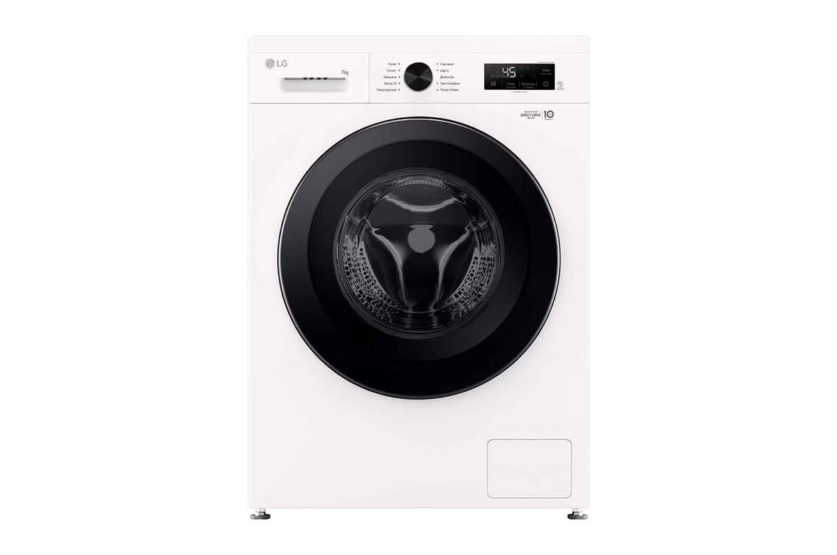 Изображение Стиральная машина LG F2Y1HYP65P, белый (фронтальная, 7 кг, 1200 об/мин )